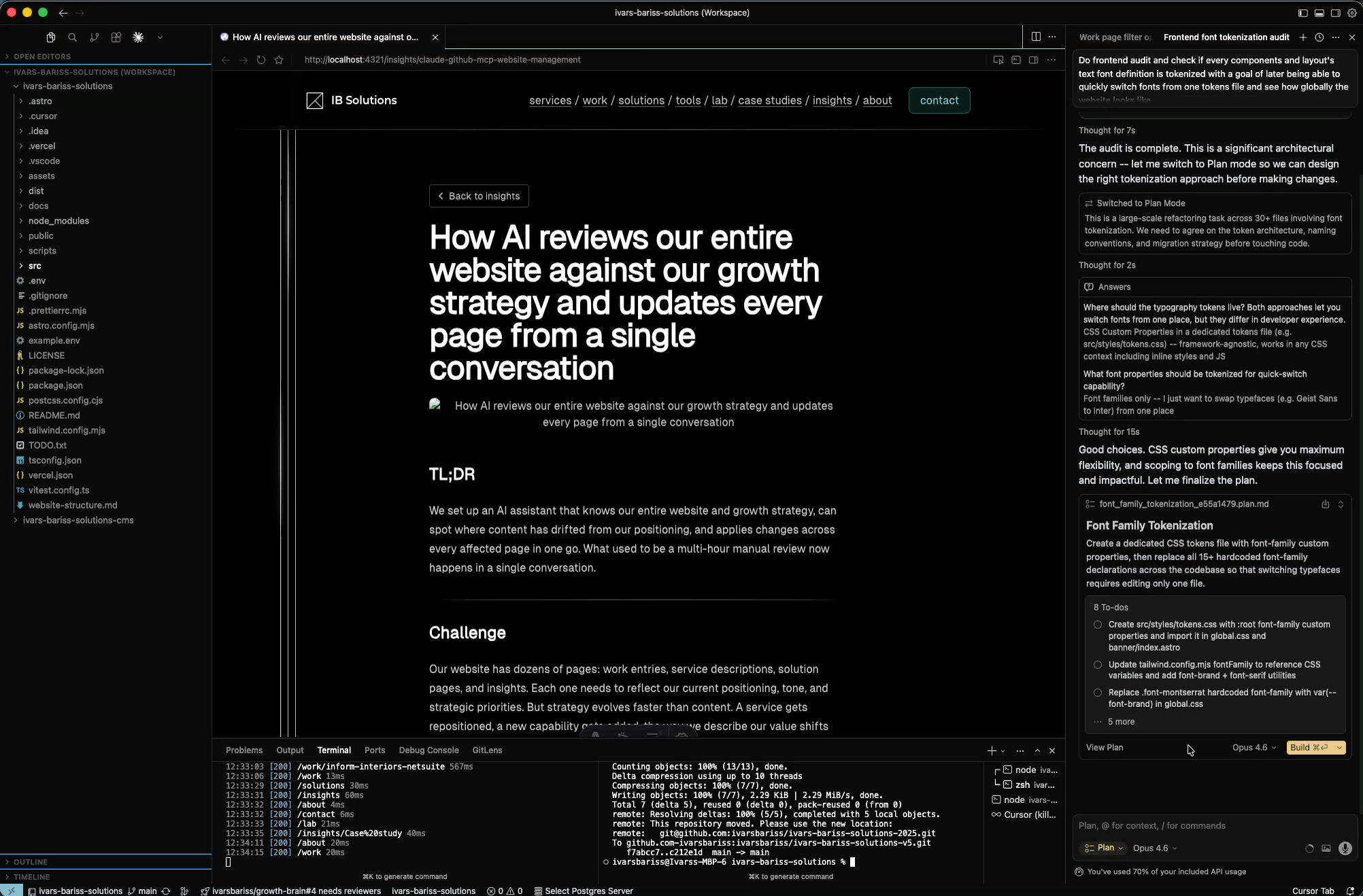 How we run 2-3 Cursor agents in parallel across client projects