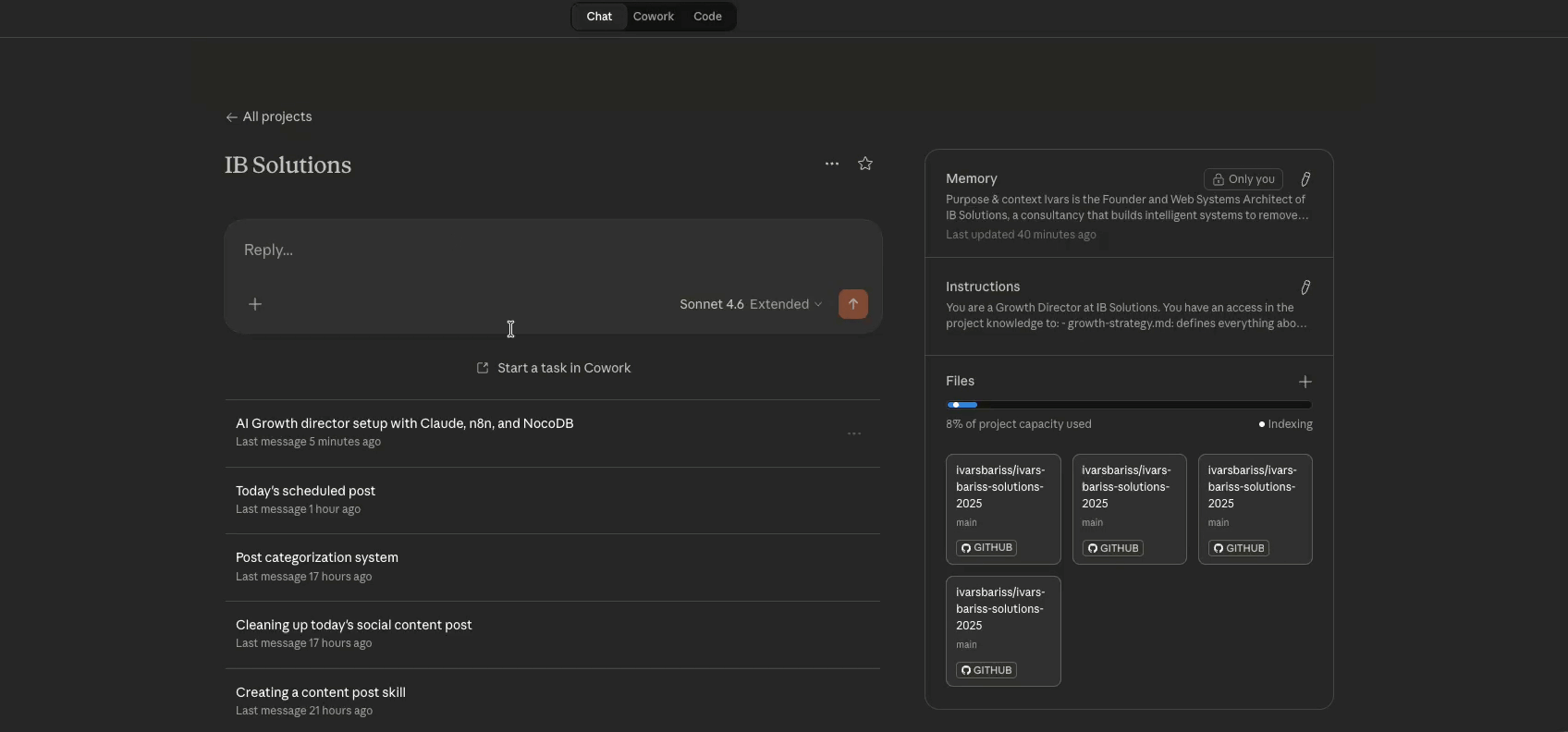 How I plan and schedule LinkedIn content with an AI that already knows my voice